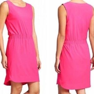 Athleta hot pink tank mini dress